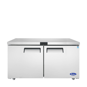 MGF8407GR — 60″ Double-Door Undercounter S/S Freezer